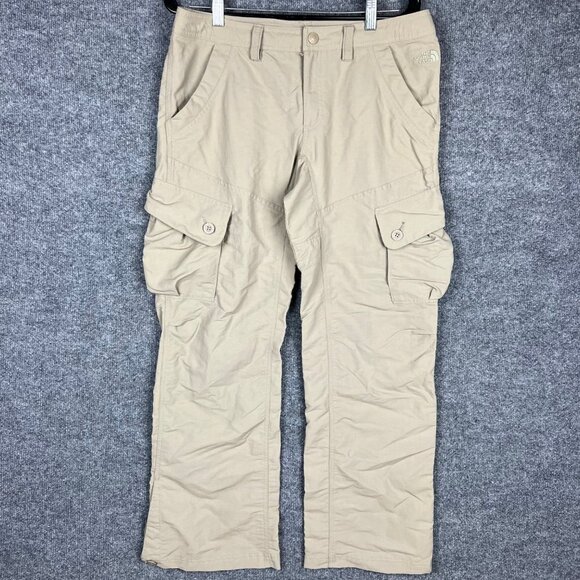 The North Face Hiking Cargo Pants Nylon Stow Pockets Women's Size 10 - Picture 1 of 10